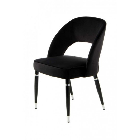 Стілець Arhome Dely TM525/2 Black/Silver R6T76-BLK-SIV Стілець Arhome Dely TM525/2 Black/Silver R6T76-BLK-SIV
