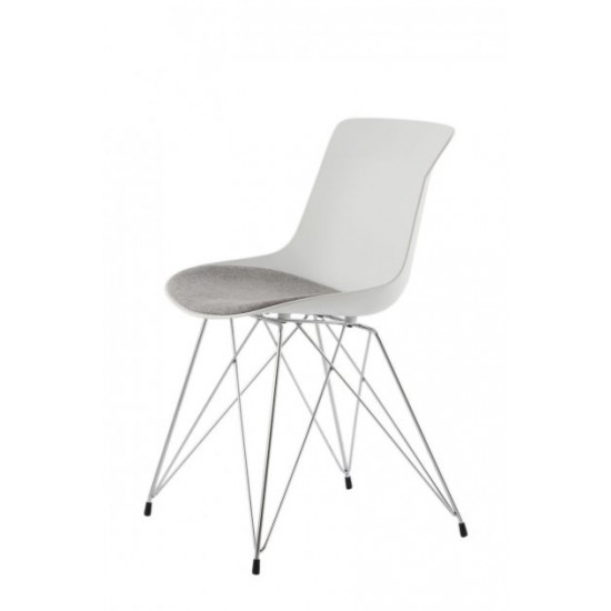 Стілець Arhome Bolton PP110/2 White/Grey WDWJZ Стілець Arhome Bolton PP110/2 White/Grey WDWJZ