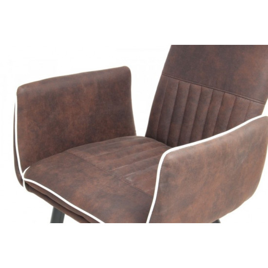 Стілець Arhome Bristol LM110/2 Dark brown 9E6T4 Стілець Arhome Bristol LM110/2 Dark brown 9E6T4