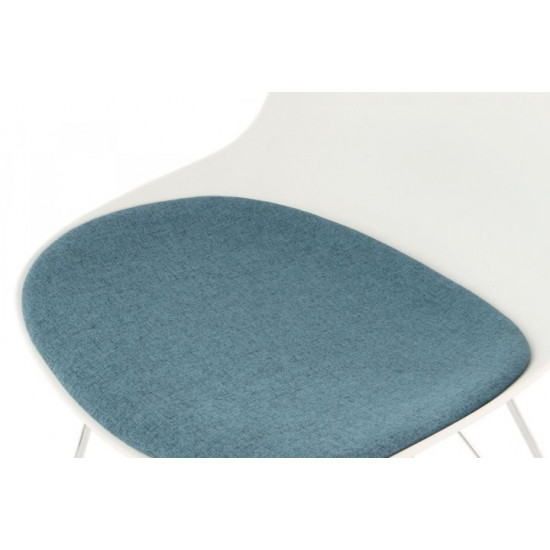 Стілець Arhome Bolton PP110/2 White/Petrol VHJNX Стілець Arhome Bolton PP110/2 White/Petrol VHJNX