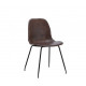 Kitchen chair 9081T Arnold frame metal/eco leather EuroDom brown Kitchen chair 9081T Arnold frame metal/eco leather EuroDom brown