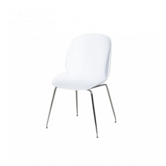 Kitchen chair MOON 8329 metal/plastic EuroDom white Kitchen chair MOON 8329 metal/plastic EuroDom white