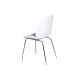 Kitchen chair MOON 8329 metal/plastic EuroDom white Kitchen chair MOON 8329 metal/plastic EuroDom white
