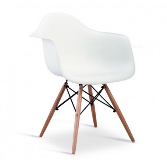Kitchen chair DS-928 Mondi frame wood/metal seat plastic EuroDom white Kitchen chair DS-928 Mondi frame wood/metal seat plastic EuroDom white