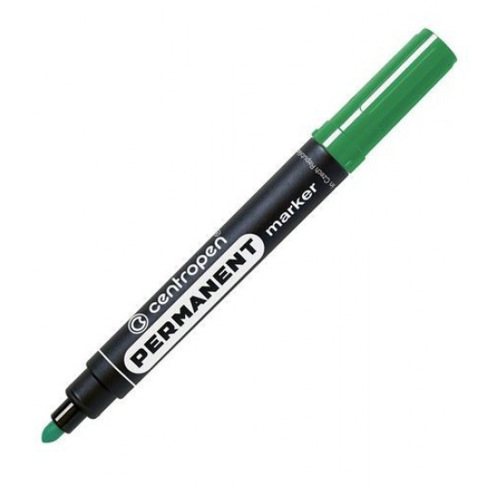Marker Centropen Permanent 2.5 mm round green (8566) Marker Centropen Permanent 2.5 mm round green (8566)