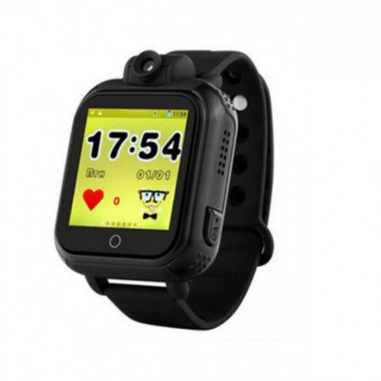 Дитячий розумний GPS годинник з Камерою Smart Baby Watch Q200 Чорний Дитячий розумний GPS годинник з Камерою Smart Baby Watch Q200 Чорний