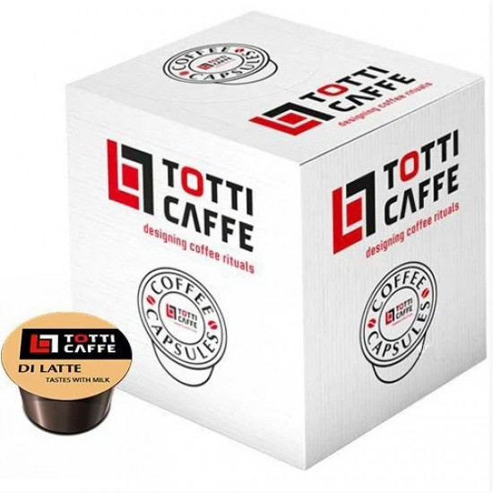 Кава у капсулах Totti Caffe Di Latte 100 шт. формат Lavazza BLUE Кава у капсулах Totti Caffe Di Latte 100 шт. формат Lavazza BLUE