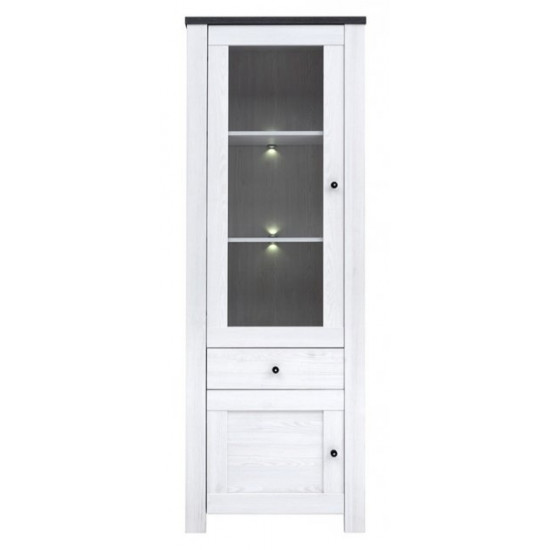 Case display case Gerbor Antwerp 1W/1D/1S snow ash/stained oak (007) Case display case Gerbor Antwerp 1W/1D/1S snow ash/stained oak (007)