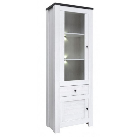 Case display case Gerbor Antwerp 1W/1D/1S snow ash/stained oak (007) Case display case Gerbor Antwerp 1W/1D/1S snow ash/stained oak (007)