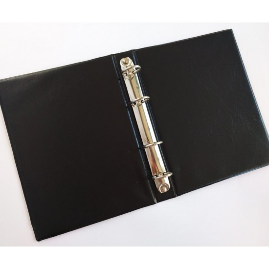 Cover (folder) on rings Nubuk purple for removable blocks, A5, artificial nubuck, No brand Cover (folder) on rings Nubuk purple for removable blocks, A5, artificial nubuck, No brand