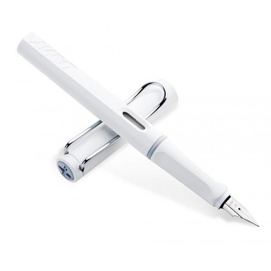 Чорнильна ручка Lamy Safari біла перо F (тонке) Чорнильна ручка Lamy Safari біла перо F (тонке)
