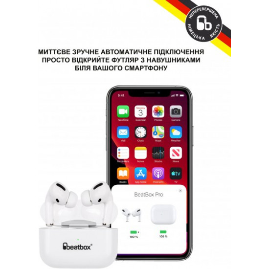 Наушники BeatBox PODS PRO 1 Wireless Charging White (bbppro1wcw) Наушники BeatBox PODS PRO 1 Wireless Charging White (bbppro1wcw)