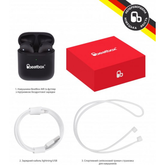 Наушники BeatBox PODS AIR 2 Wireless Charging Black (bbpair2wcb) Наушники BeatBox PODS AIR 2 Wireless Charging Black (bbpair2wcb)
