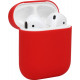 Силиконовый чехол iTrand Apple Airpods 1,2 Красный Силиконовый чехол iTrand Apple Airpods 1,2 Красный