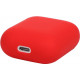 Силиконовый чехол iTrand Apple Airpods 1,2 Красный Силиконовый чехол iTrand Apple Airpods 1,2 Красный