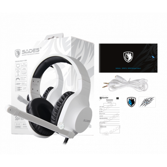 Навушники Sades SA-721 Spirits White (sa721wtj) Навушники Sades SA-721 Spirits White (sa721wtj)