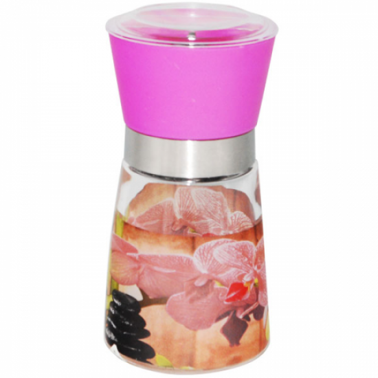 Salt and pepper mill Flowers mix 180ml (pink color) MSN-7032-1N (AN000106) Salt and pepper mill Flowers mix 180ml (pink color) MSN-7032-1N (AN000106)