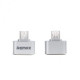 Adapter Remax RA-OTG USB(F) to microUSB(M), silver