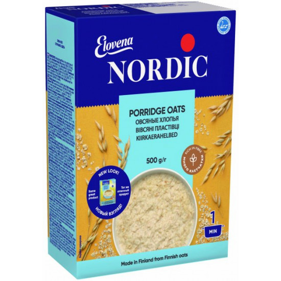 Пластівці вівсяні NordiC 500 г Пластівці вівсяні NordiC 500 г