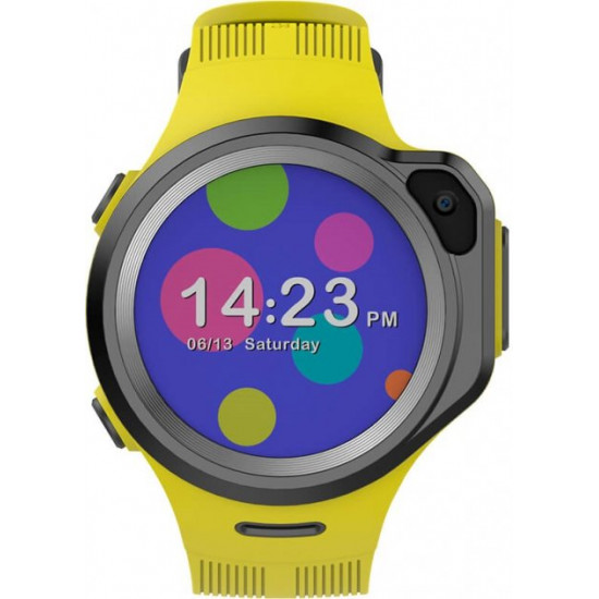Дитячий смарт-годинник Elari KidPhone 4G Round GPS Yellow (KP-4GRD-Y) Дитячий смарт-годинник Elari KidPhone 4G Round GPS Yellow (KP-4GRD-Y)