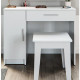 Dressing table Forte Elsa 802*740*443 White Dressing table Forte Elsa 802*740*443 White