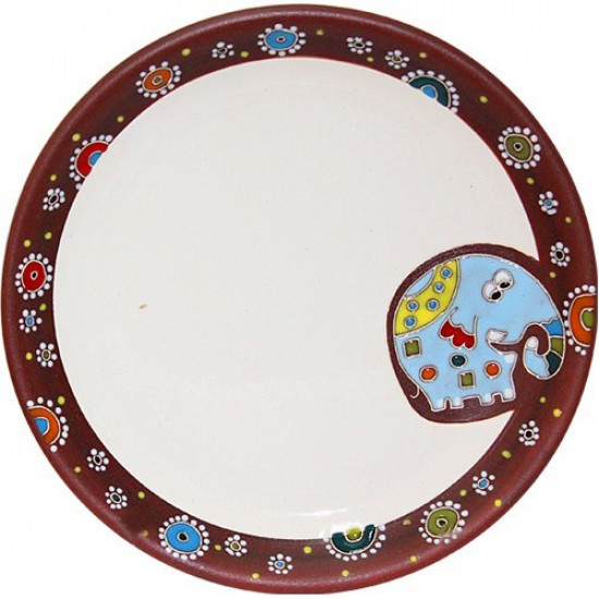 Plate Good clay Elephant 19.5 cm (531120) Plate Good clay Elephant 19.5 cm (531120)