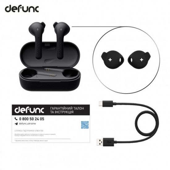 Навушники Defunc True Music TWS Black (D4271M) Навушники Defunc True Music TWS Black (D4271M)