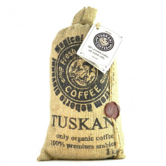 Coffee beans Tuskani 100% Arabica 1 kg Coffee beans Tuskani 100% Arabica 1 kg