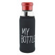 Бутылка стеклянная My Bottle 420 мл с ситечком для заварки Red (3_2666) Бутылка стеклянная My Bottle 420 мл с ситечком для заварки Red (3_2666)