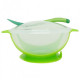 Plate Megazayka NP12 with suction cup with lid and spoon 300 ml Green Plate Megazayka NP12 with suction cup with lid and spoon 300 ml Green