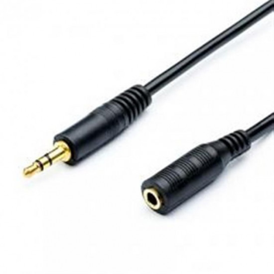 Подовжувач Audio Aux 3.5мм-3.5мм Atcom 1.8m Black Подовжувач Audio Aux 3.5мм-3.5мм Atcom 1.8m Black