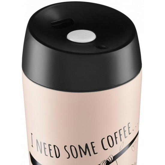 Термокружка Ardesto Coffee time Bradypus 450 мл Бежевая (AR2645DBE) Термокружка Ardesto Coffee time Bradypus 450 мл Бежевая (AR2645DBE)