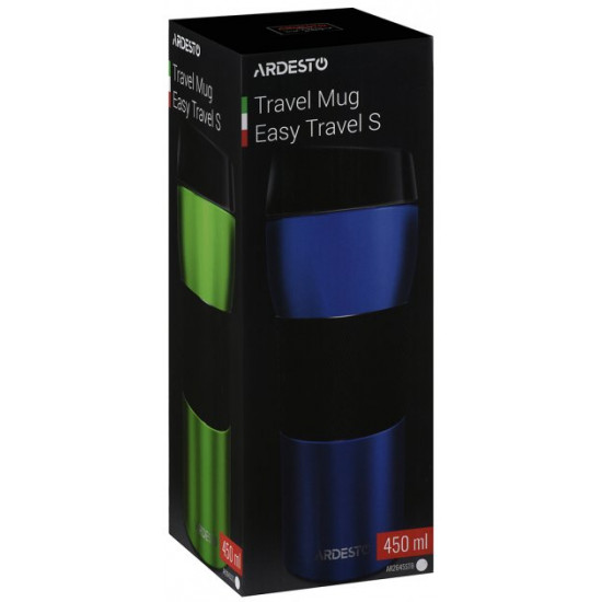 Термокружка Ardesto Easy travel S 450 мл Зеленая (AR2645STG) Термокружка Ardesto Easy travel S 450 мл Зеленая (AR2645STG)