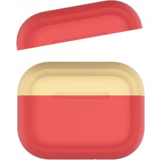 Двоколірний чохол AhaStyle для Apple AirPods Pro Red Yellow (AHA-0P200-RRY) Двоколірний чохол AhaStyle для Apple AirPods Pro Red Yellow (AHA-0P200-RRY)