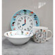 Children's tableware set Amusing Clock 3 items Milika M0690-KS-2006 Children's tableware set Amusing Clock 3 items Milika M0690-KS-2006