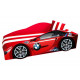 Bed car Viorina Deko BMW Elite with illuminated bottom 170x80 cm. red
