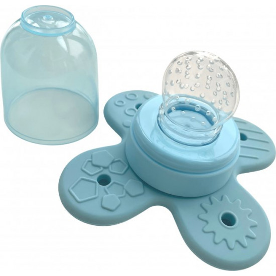 Силиконовый ниблер Kinderenok Nibi Teether 2 in 1 Голубой Силиконовый ниблер Kinderenok Nibi Teether 2 in 1 Голубой