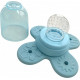 Силиконовый ниблер Kinderenok Nibi Teether 2 in 1 Голубой Силиконовый ниблер Kinderenok Nibi Teether 2 in 1 Голубой