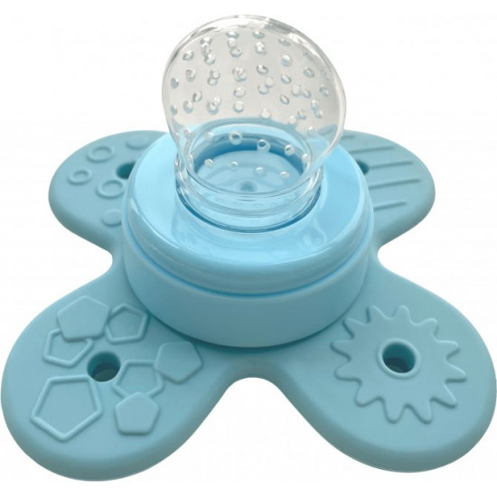 Силиконовый ниблер Kinderenok Nibi Teether 2 in 1 Голубой Силиконовый ниблер Kinderenok Nibi Teether 2 in 1 Голубой