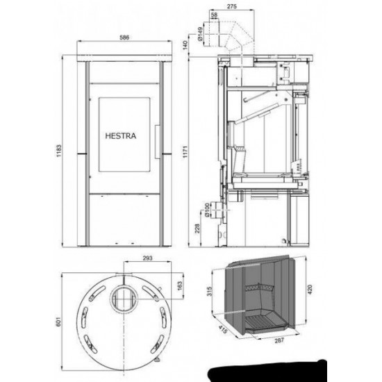 Пекти кахельна, камінофен Haas+Sohn Hestra Пекти кахельна, камінофен Haas+Sohn Hestra