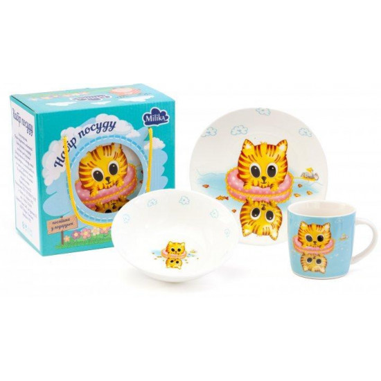 Set of children's dishes Milika Sea Kitten 3 ave. Set of children's dishes Milika Sea Kitten 3 ave.