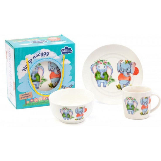 Set of children's dishes Milika Swim Hippo 3 ave. Set of children's dishes Milika Swim Hippo 3 ave.
