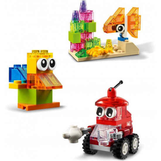 LEGO Classic Construction Set Transparent Creative Bricks 500 Pieces (11013) LEGO Classic Construction Set Transparent Creative Bricks 500 Pieces (11013)
