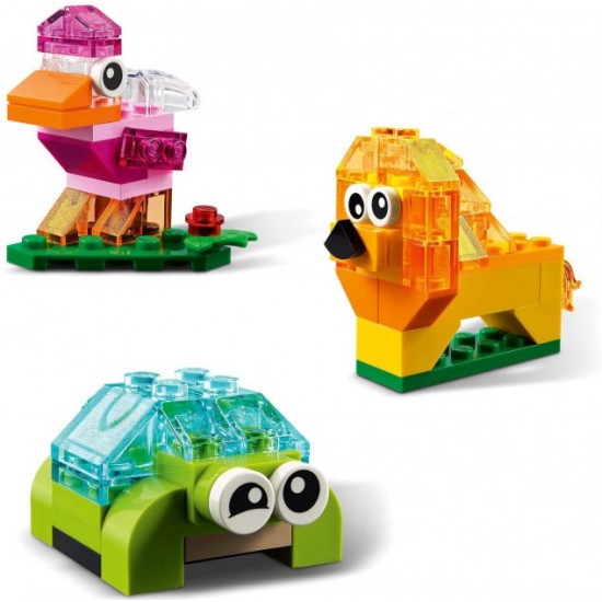 LEGO Classic Construction Set Transparent Creative Bricks 500 Pieces (11013) LEGO Classic Construction Set Transparent Creative Bricks 500 Pieces (11013)