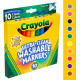 Crayola Ultra Clean Washable Markers Set of 10 (58-7851) Crayola Ultra Clean Washable Markers Set of 10 (58-7851)