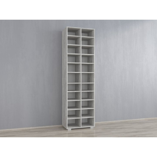 Open shoe rack with 22 cells Bonittopurple, Concrete, F-119BT Open shoe rack with 22 cells Bonittopurple, Concrete, F-119BT