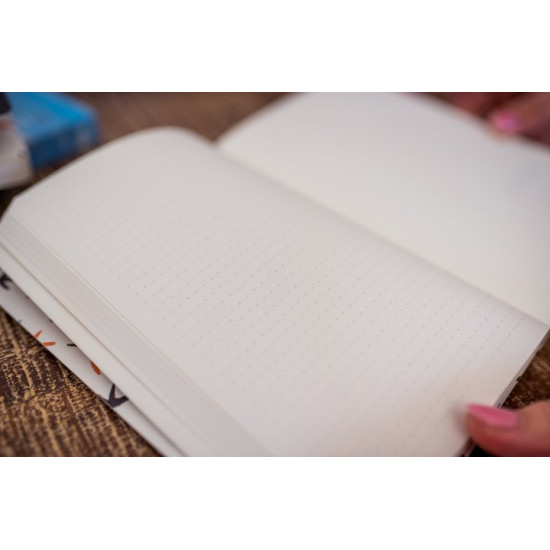 Notepad at the dot with Goose Learning light