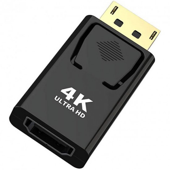 Adapter U&P DisplayPort to HDMI 4K 0.1 m Black (WAZ-HD82-BK) Adapter U&P DisplayPort to HDMI 4K 0.1 m Black (WAZ-HD82-BK)