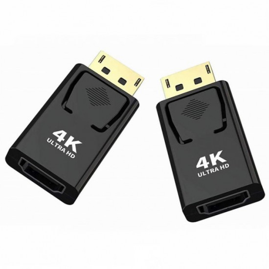 Adapter U&P DisplayPort to HDMI 4K 0.1 m Black (WAZ-HD82-BK) Adapter U&P DisplayPort to HDMI 4K 0.1 m Black (WAZ-HD82-BK)