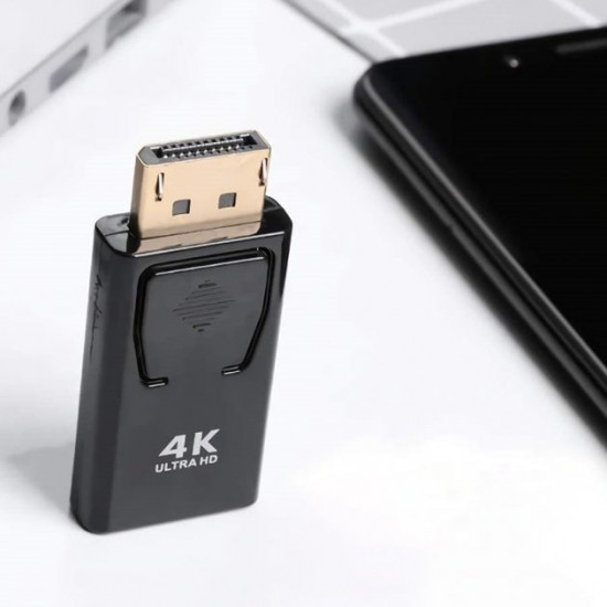 Adapter U&P DisplayPort to HDMI 4K 0.1 m Black (WAZ-HD82-BK) Adapter U&P DisplayPort to HDMI 4K 0.1 m Black (WAZ-HD82-BK)